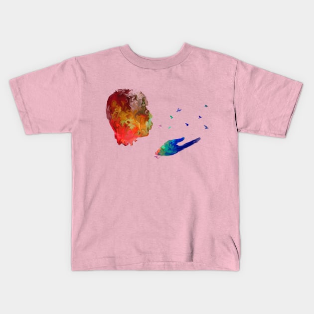 Life from breath Kids T-Shirt by madmonkey